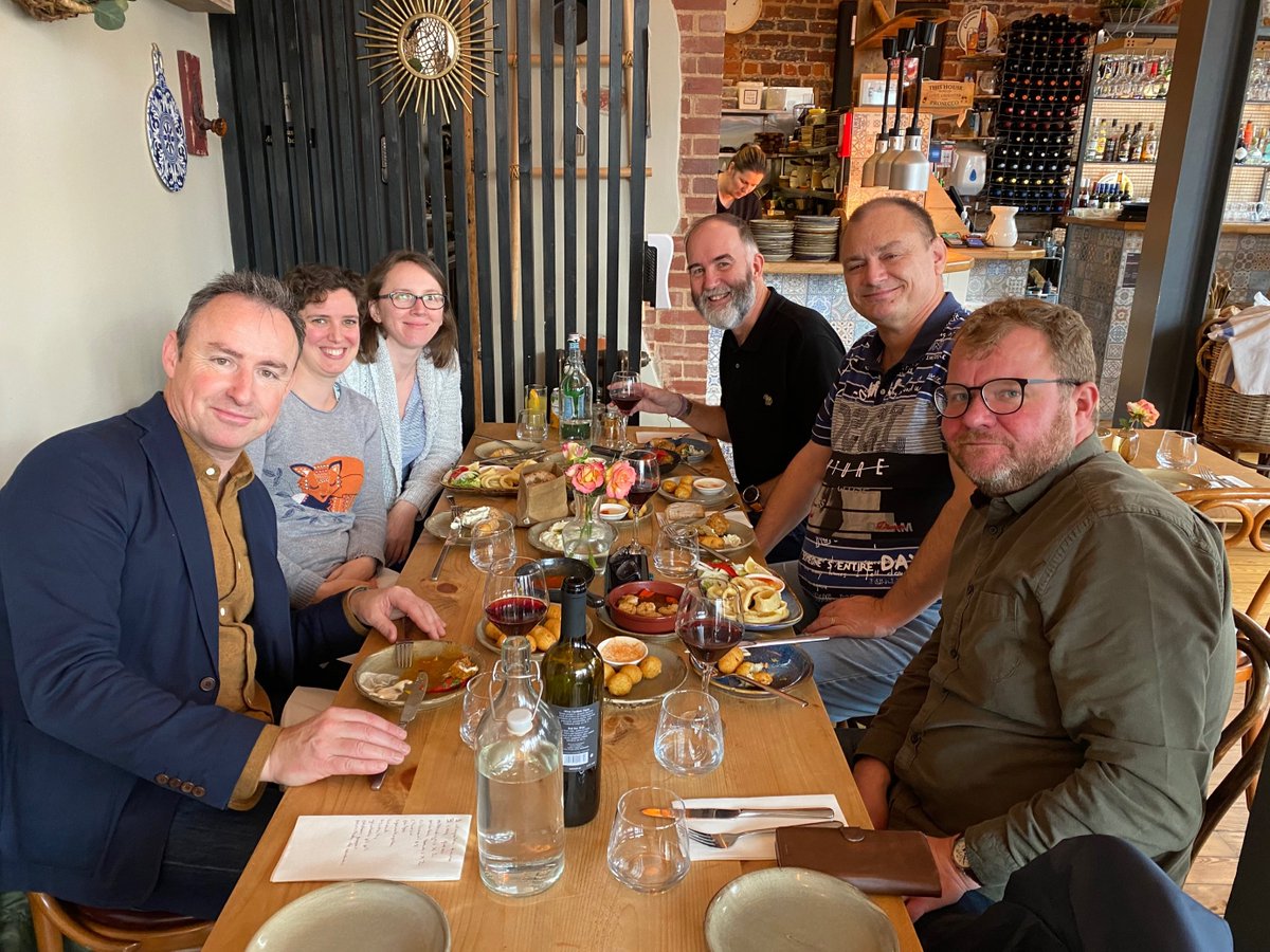 TeamOpencast's tweet photo. From Newcastle to Edinburgh π
Our founders met up with some of our Edinburgh-based team for Spanish tapas yesterday. It's great to see more of our team being able to meet and socialise outside of work!
#PeopleFirst #TeamLunch #OCPeople #PotentialMadePowerful https://t.co/9ebjJORphj