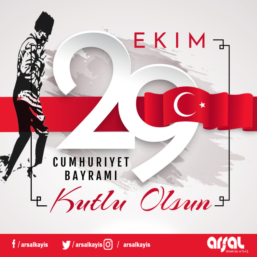 İstiklâl mücadelemizin önderi, Cumhuriyetimizin kurucusu Gazi Mustafa Kemal Atatürk ile silah arkadaşları başta olmak üzere bütün şehit ve gazilerimizi şükran, saygı ve rahmetle anıyoruz.  #29EkimCumhuriyetBayramıKutluOlsun