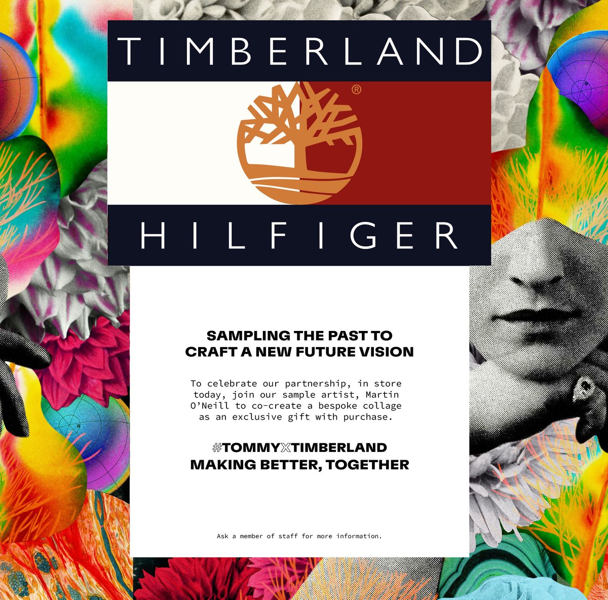 Tomorrow Friday 29 October I'm at the <a href="/Timberland_EU/">Timberland Europe</a> flagship store in London to celebrate the launch of Tommy x Timberland / I'll be making live art as a bespoke gift with purchase.. Also at Tommy Hilfiger London there's Ben Lewis Giles @bengilesart2 work.
#TommyxTimberland