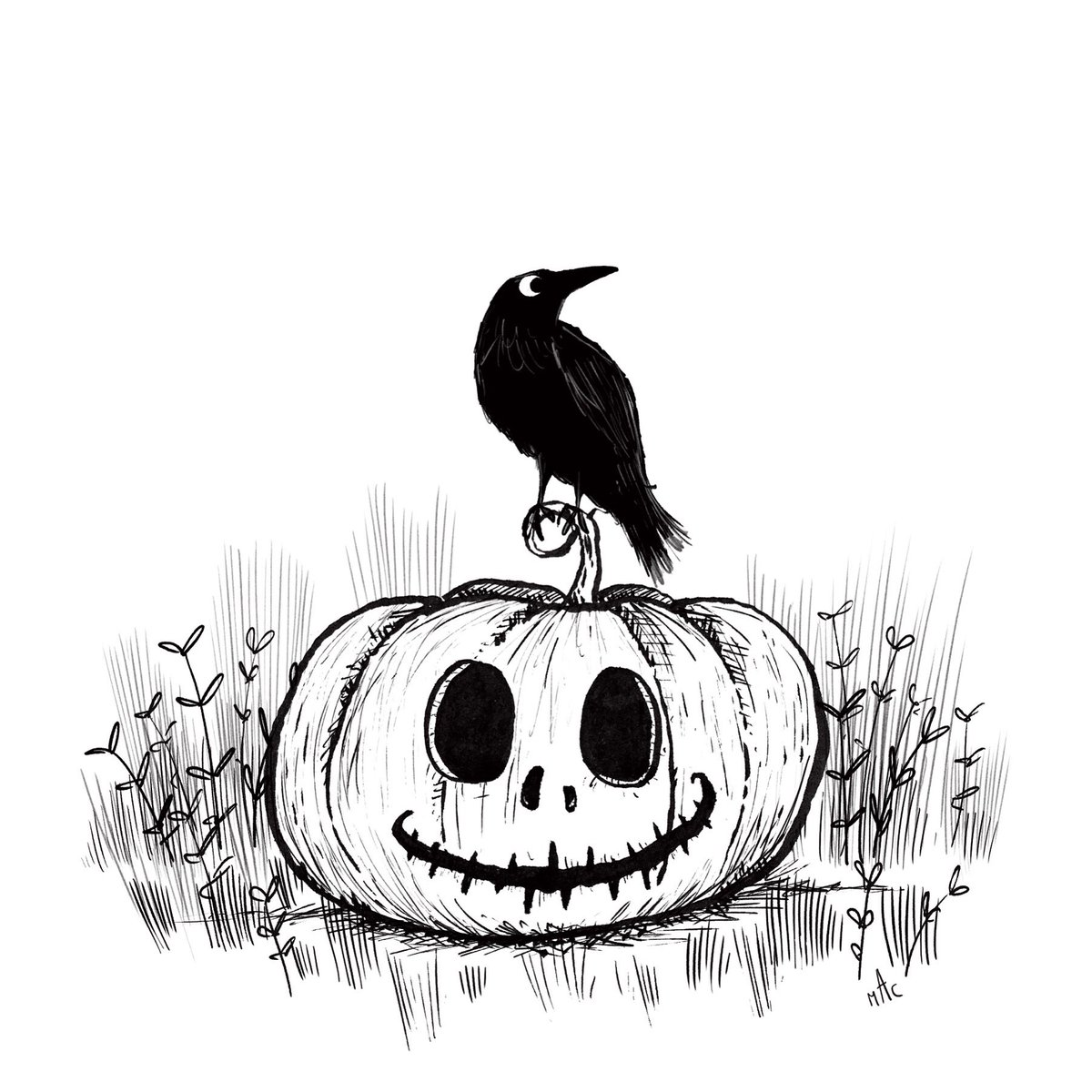 “There is magic in the night when pumpkins glow by moonlight.” 🎃 #halloween