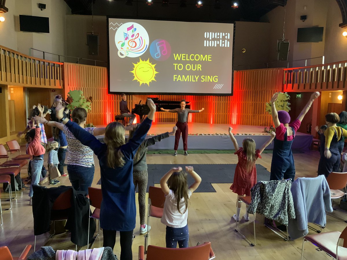 Opera_North_Ed's tweet photo. Welcome everyone! We are starting our @opera_north family day with a family sing and Little ONes 🙌🎶💕 https://t.co/cufMlWlr63