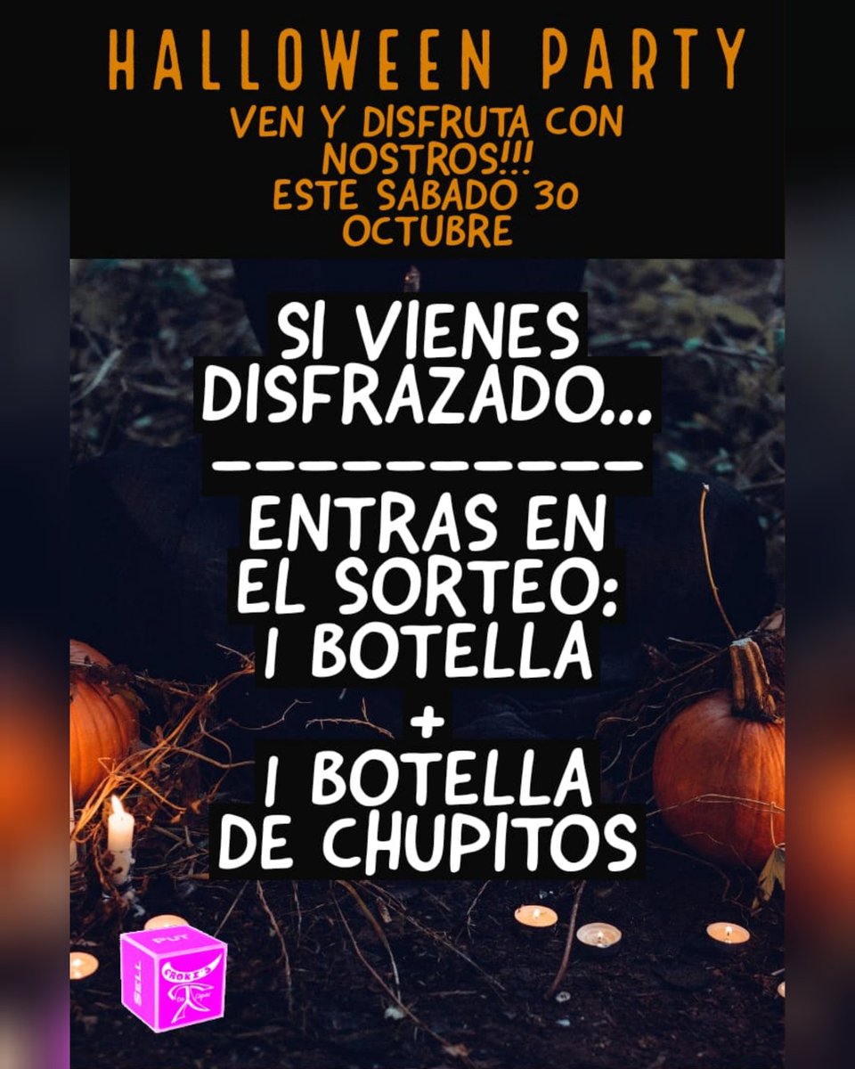 Te esperamos!! Celebra con nosotros la noche más terrorífica. #musicote #sorteo #disfrazate #calidadcrokis