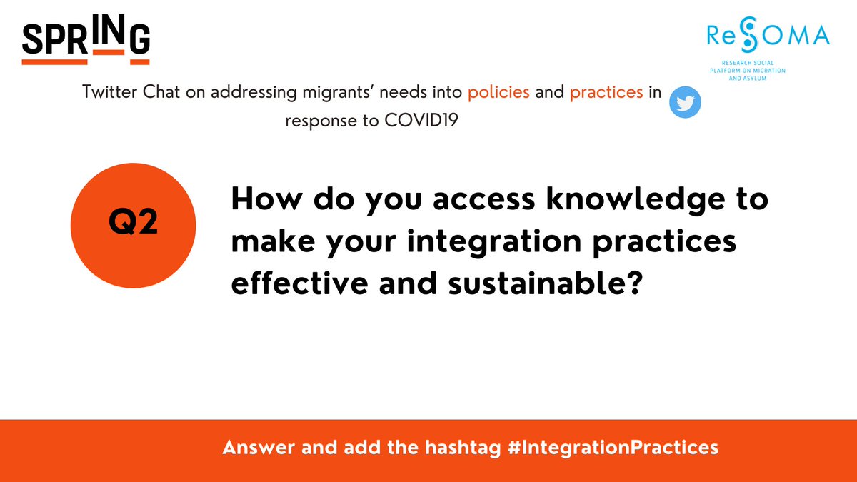 H2020_sprINg's tweet image. How do you access knowledge to make your integration practices effective and sustainable? #IntegrationPractices