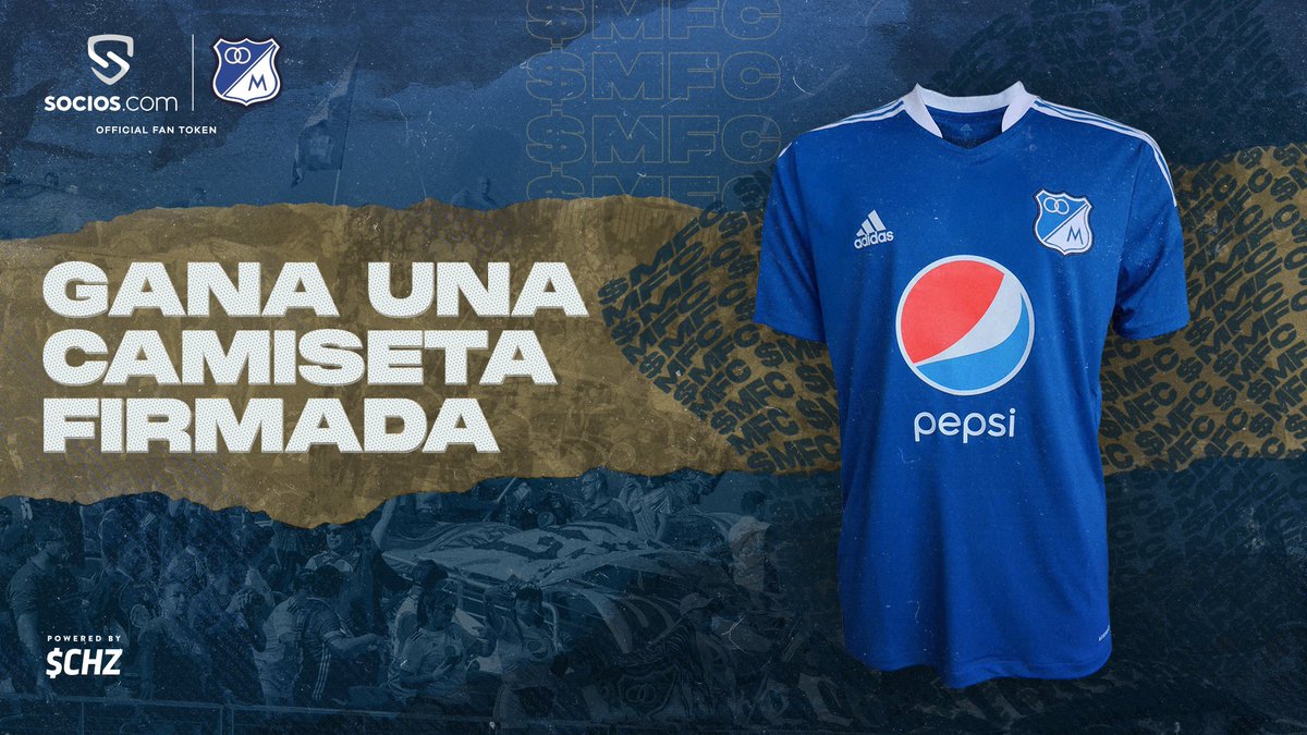 🔵SORTEO⚪️

Queremos celebrar la llegada del equipo embajador con una camiseta firmada de <a href="/MillosFCoficial/">Millonarios FC</a>

Para participar:

✅ Follow
✅ RT
✅ Responde incluyendo $MFC

⚡️ $CHZ