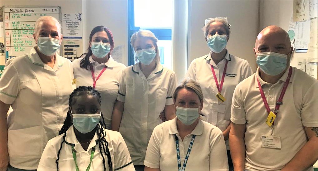 QEH Care of the Elderly Occupational Therapy team. “Supporting people as they get older and adapting their environments so they can stay in their own homes where they are happiest is the best part of our role. Independence, and being safe, is so important.” #OTWeek
