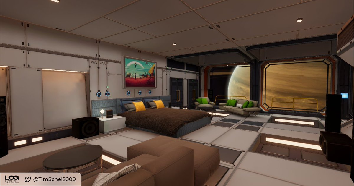 「Spaceship Hangout」
•
🧑‍🎨 <a href="/TimSchel2000/">Tim Schel</a>
🌐 <a href="/vrchat/">VRChat</a> 
•
Please follow the artist. 🔥
•
Tag us and get featured 🏷️
•
#logvill #VRChat #VRC #vrchatphotos #ArtistOnTwitter