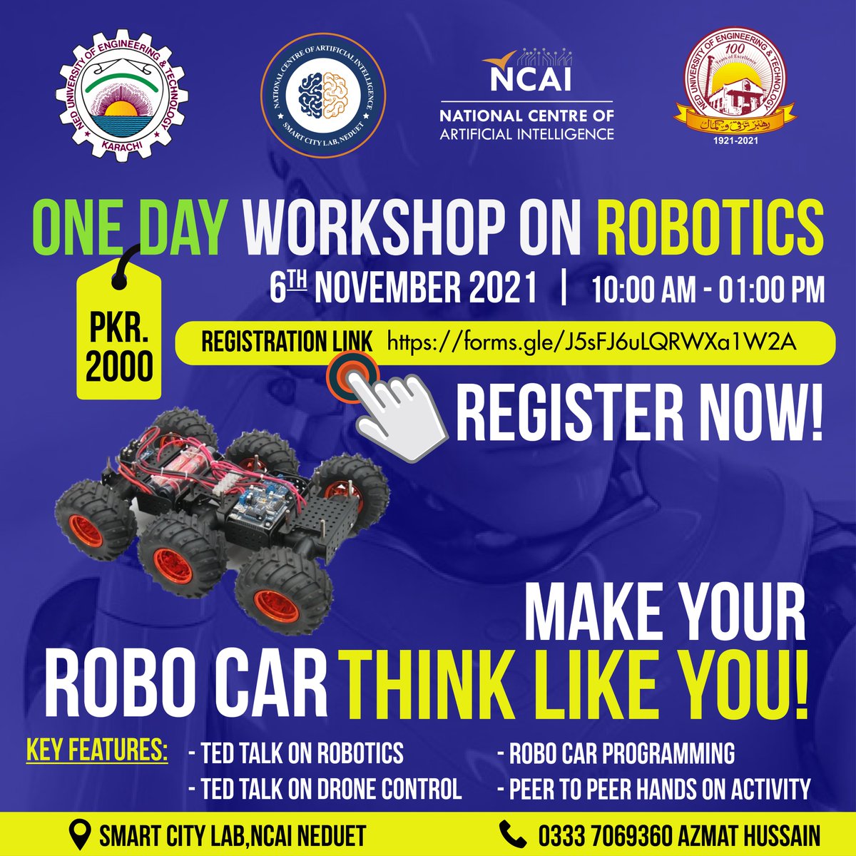 smartcitylabned's tweet photo. Smart City LAB, NCAI, NEDUET believe in progressive learning from an early stage of student's professional development. Hence, we offer and encourage schools to participate in workshops that promote the cause.
Register Now:
https://t.co/hluczTgode
#stem #ai #womenintech https://t.co/PaHc87UO6R