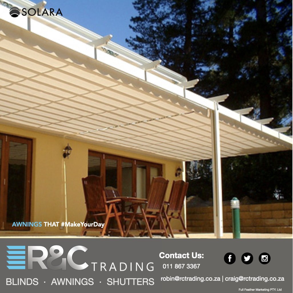r_ctrading's tweet image. Did you know that a PERGOLA increases your living space and allows you to spend more time outside “undercover”??☀️

Now that’s smart living to #MakeYourDay 😉

#awnings #solara #decor #designer