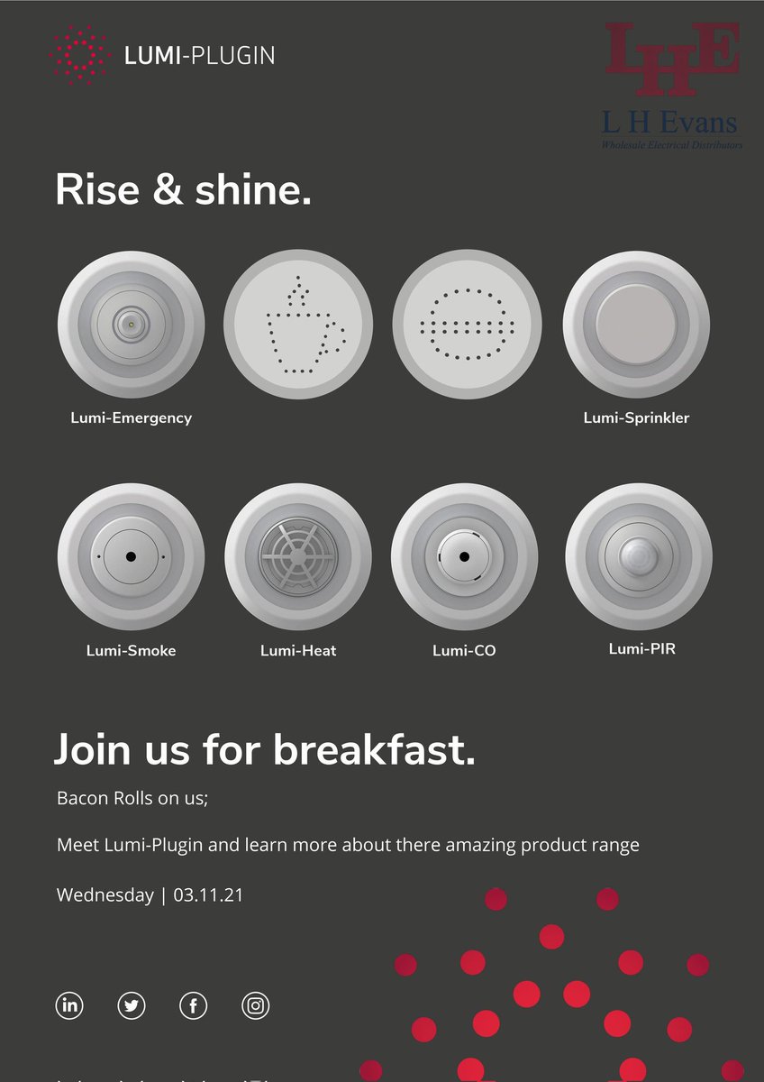 Come on down next Wednesday 03.11.21 as we are joined by <a href="/lumi_plugin/">Lumi-Plugin®</a> for a breakfast morning here at our Cardiff branch

#lumiplugin #lhe #cardiff #electricalwholesale #breakfast #morning #innovation #tradeday