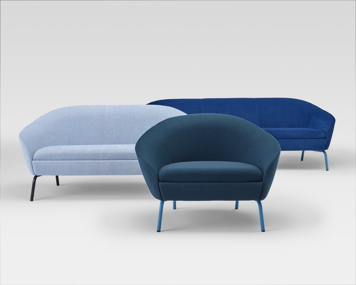 Wellworking's tweet photo. Introducing the new Ever sofa and lounge chair which have been launched by @naughtone. Durable seating but designed with end-of-life in mind. Each of the component parts can be easily separated for recycling. Now available from #Wellworking. https://t.co/izN6RVXpub https://t.co/ew5H0dw1JZ