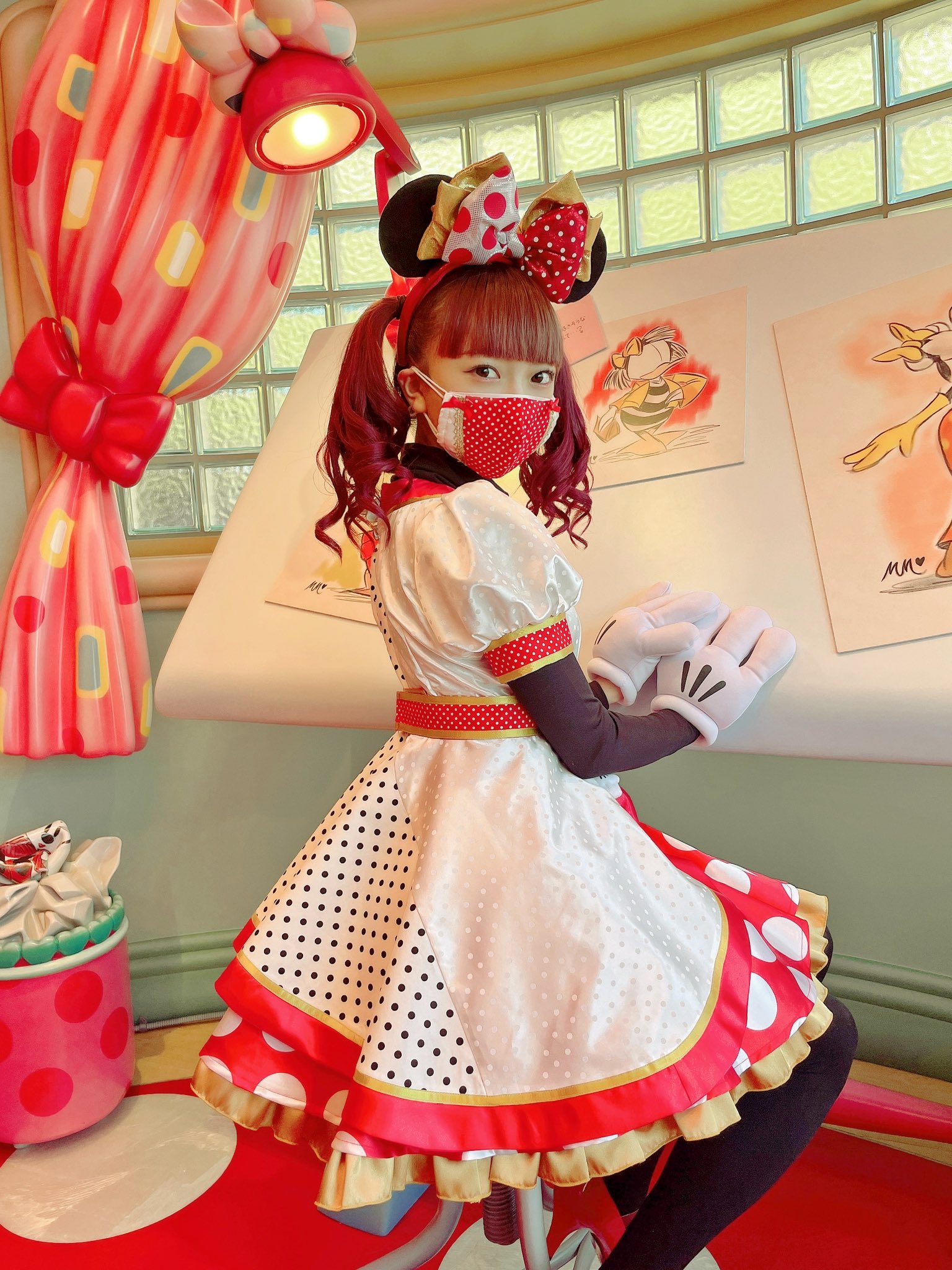 ベリーベリーミニー　ダンサー衣装　Dハロ仮装 ディズニー イッツベリーミニー 先頭ダンサー 衣装 Dハロ 仮装