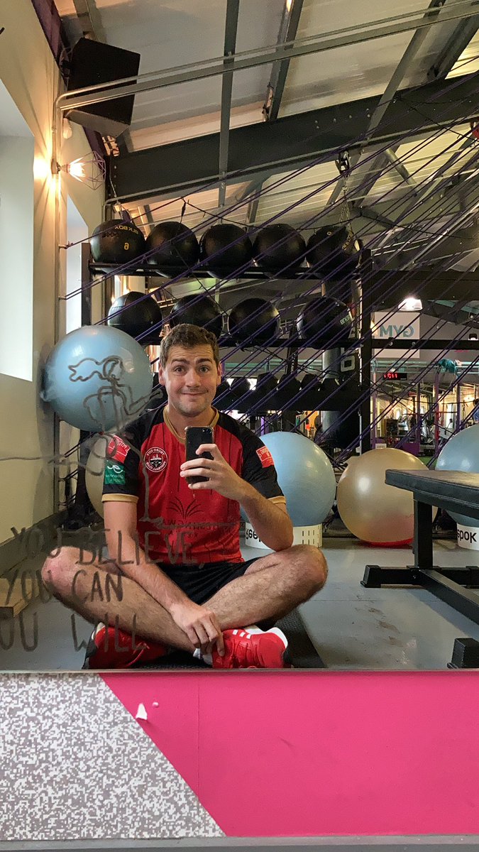 SamJose22's tweet image. Rocking the @TCFC_Official shirt in the gym ❤️