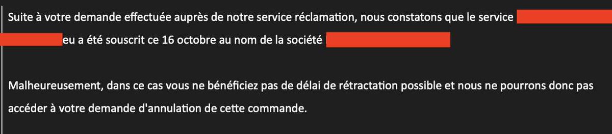 _JeremyPy's tweet photo. @OVHcloud_FR, c'est normal qu'on puisse pas se rétracter dans les 14j comme stipulé dans vos CGV (page 17 article 12.1.2) et dans le récapitulatif de la commande avant de valider? https://t.co/ue3rhGIotT