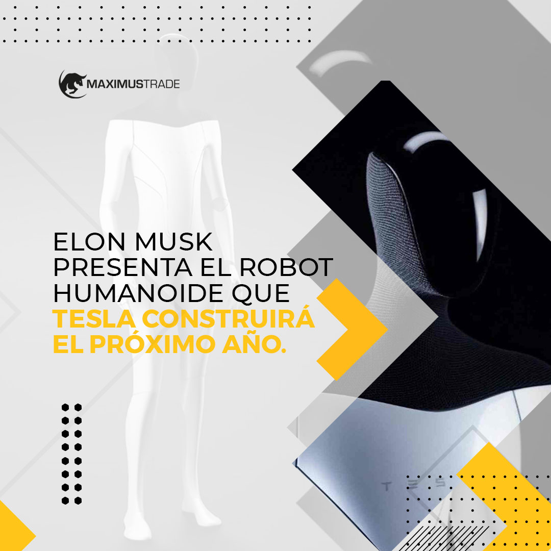 maxmustrade's tweet photo. Tesla construirá un robot humanoide llamado Tesla Bot
El robot de Tesla estará programado para realizar tareas "repetitivas" que hoy realizan los humanos, “con lo que tiene la oportunidad de transformar la economía mundial al reducir los costos laborales".
#maximustrade https://t.co/XCXOQ2RuUX