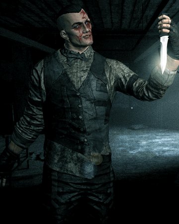 "Eddie Gluskin is an absolute man hater. He would fits very well to the Dimitrescus.

Together they would create the perfect Lycan-Wife!"

#Outlast #ResidentEvil 
#ResidentEvilVillage