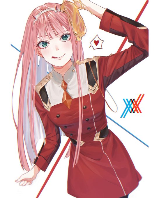 artsuijin on X: #zerotwo #DarlinginthefranXX #anime #drawing   / X