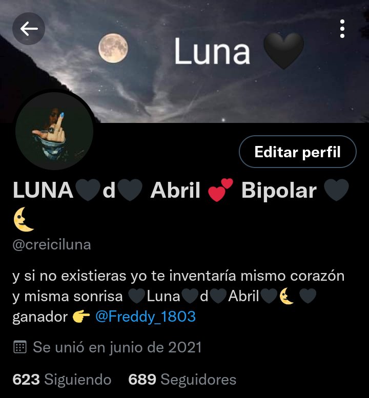 LuNaDabril32's tweet photo. Y pues yo sí cumplo 
@Freddy_1803   🖤🖤 https://t.co/RUOVbE9CR6