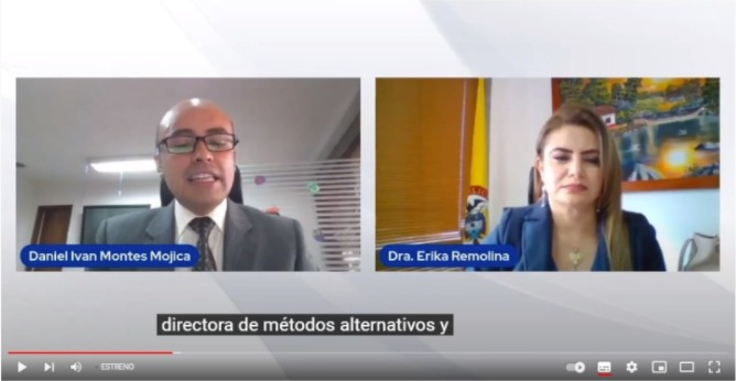 MASC_Colombia's tweet photo. #AEstaHora la Dirección de Métodos del @MinjusticiaCo participa en evento "La transformación digital: acercando al ciudadano a la justicia", allí comparte información sobre los sistemas de información #SICAAC #SICEQ y #SICJ que soportan la gestión de #CasasDeJusticia y los #MRC https://t.co/2RgqzomwzV