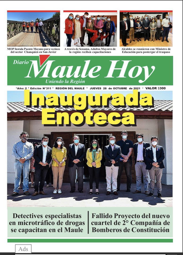 CorfoMaule's tweet photo. En el marco de #SemanadelaPyme se realizó inauguración de Enoteca de Viña #Balduzzi financiada con recursos del FNDR a través de instrumento Inversión Productiva de @corfo. 
Más información en : https://t.co/8vjhncoTfN https://t.co/CbAXpteBl1