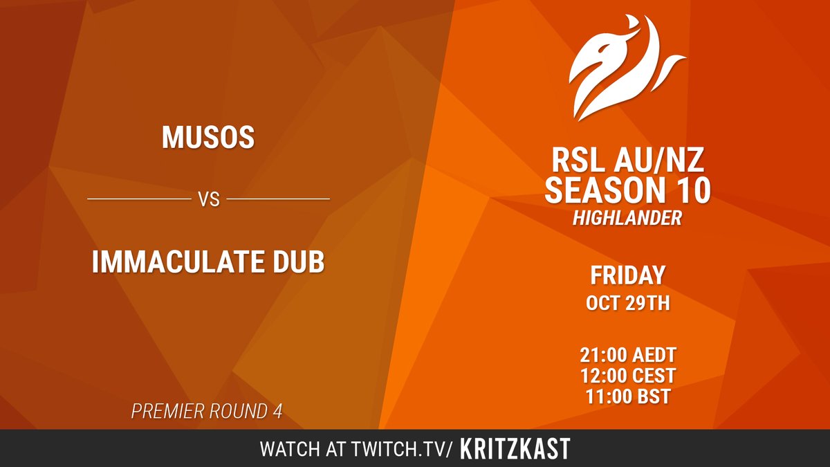 Two teams going for the 'immaculate dub', only one has it in their name, will it matter? Musos don't think so, make sure to catch this <a href="/RSLTF2/">Respawn League</a> match!

🎙️ <a href="/ItsBigMichael/">Michael</a> &amp; <a href="/DuMmTm/">DuMmTm</a>
📹 @itscoretf
🗓️ Fri Oct 29th
🕘 21:00 AEDT | 12:00 CEST | 11:00 BST
📺 twitch.tv/kritzkast