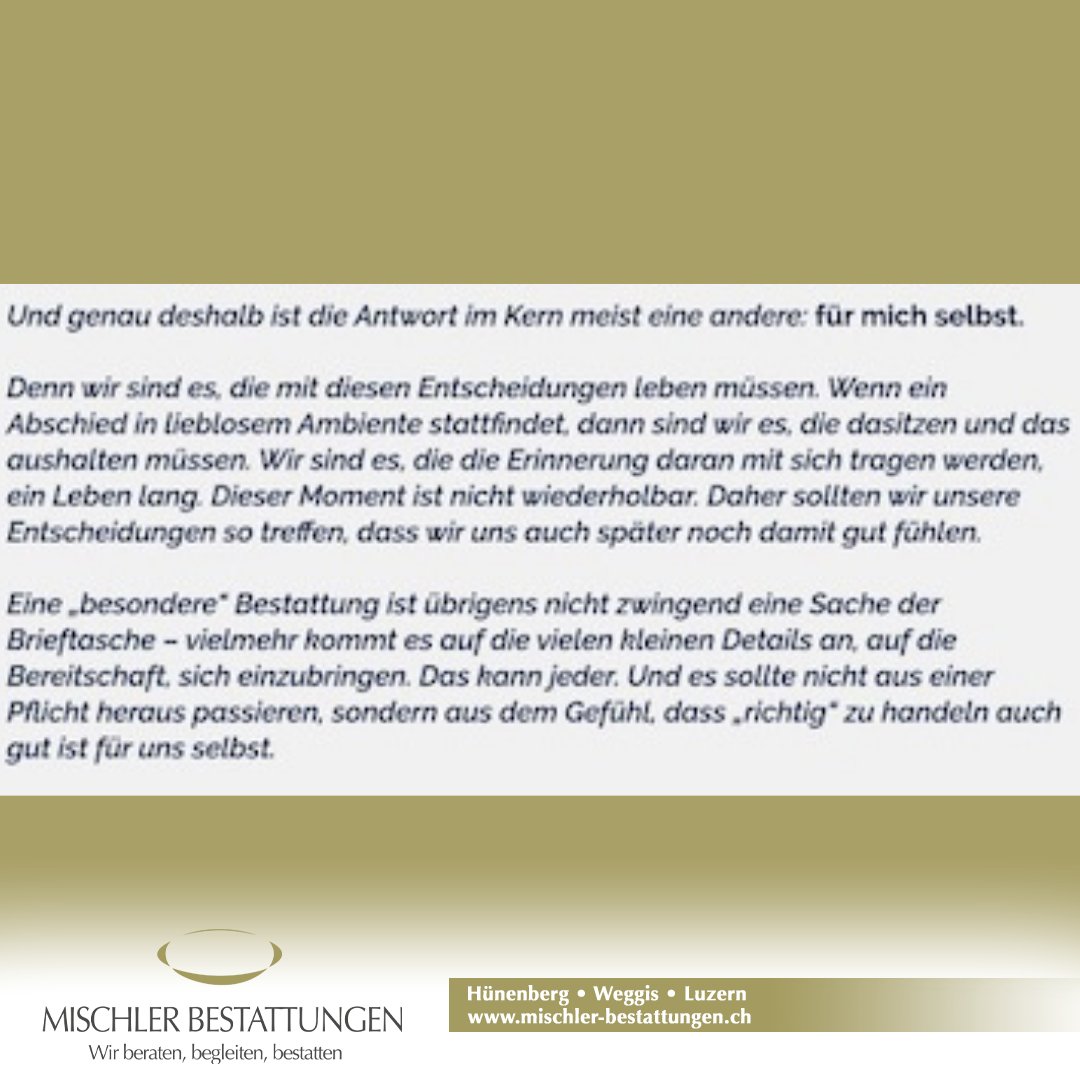 Reingedacht Folge #5

#bestatter #bestatterin #bestatteralltag #lifestyle #grab #trauer #abschied #friedhof #tod #leben #fürimmer #ewigkeit #bestattermitherz #liebe #lesenswert #gedanken #lesen #zeit #luzern #bern #zug #weggis #schweiz #switzerland