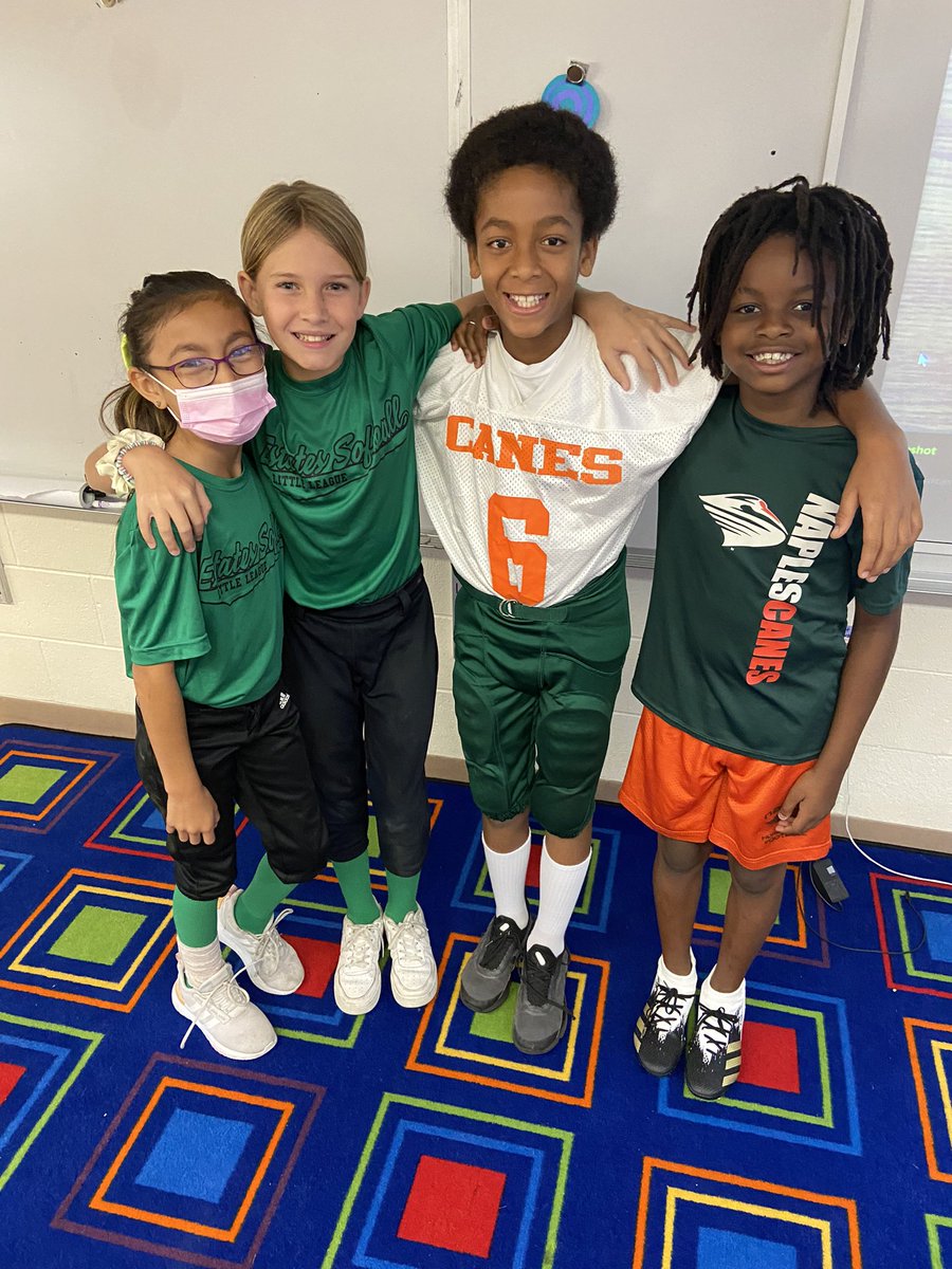 mrs_runyon's tweet photo. Today is book character/career day for Red Ribbon Week. Here are some of my @BCEBobcat who dressed up! We have some teachers, athletes, and more! https://t.co/tgzdbHsOBU