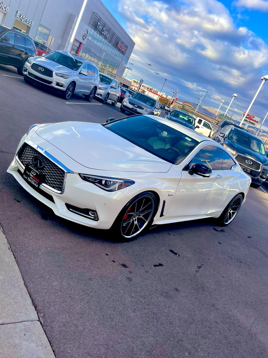 Coltjae_'s tweet image. Woooooo Im so excited to pick up my new whip today 😈 she’s FOINE 🤤 2020 Q60 Red Sport 400. #infiniti #q60redsport