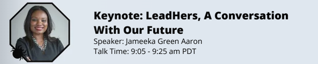 Auth0org's tweet photo. In one hour Jameeka Green Aaron will delivery the keynote "LeadHers, A Conversation With Our Future" - don't miss it! https://t.co/HvLHptwVrf https://t.co/ccQdJv0Igz