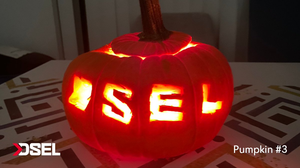 🎃Entry 3

Welcome to DSEL's Pumpkin Carving Contest! We've challenged our team to hone their carving skills this spooky season. The pumpkin that receives the most unique engagement across our social media will win! 

Follow us to make sure you don't miss any of the entries!