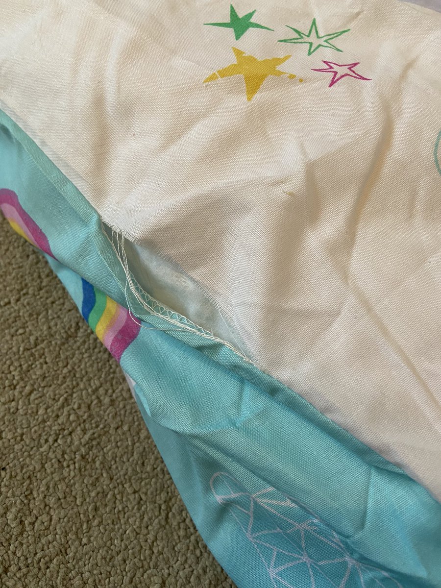 Holly_Copson's tweet photo. @nextofficial I ordered my daughter a new duvet set - she’s slept on it twice and the seam has opened 😐 is it possible to organise a replacement? https://t.co/bZjaShOjOE