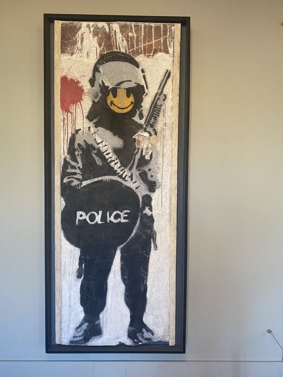 FashionPc's tweet photo. Moco Museum Amsterdam : Banksy and work from The Kid https://t.co/L3oEWRmMlz