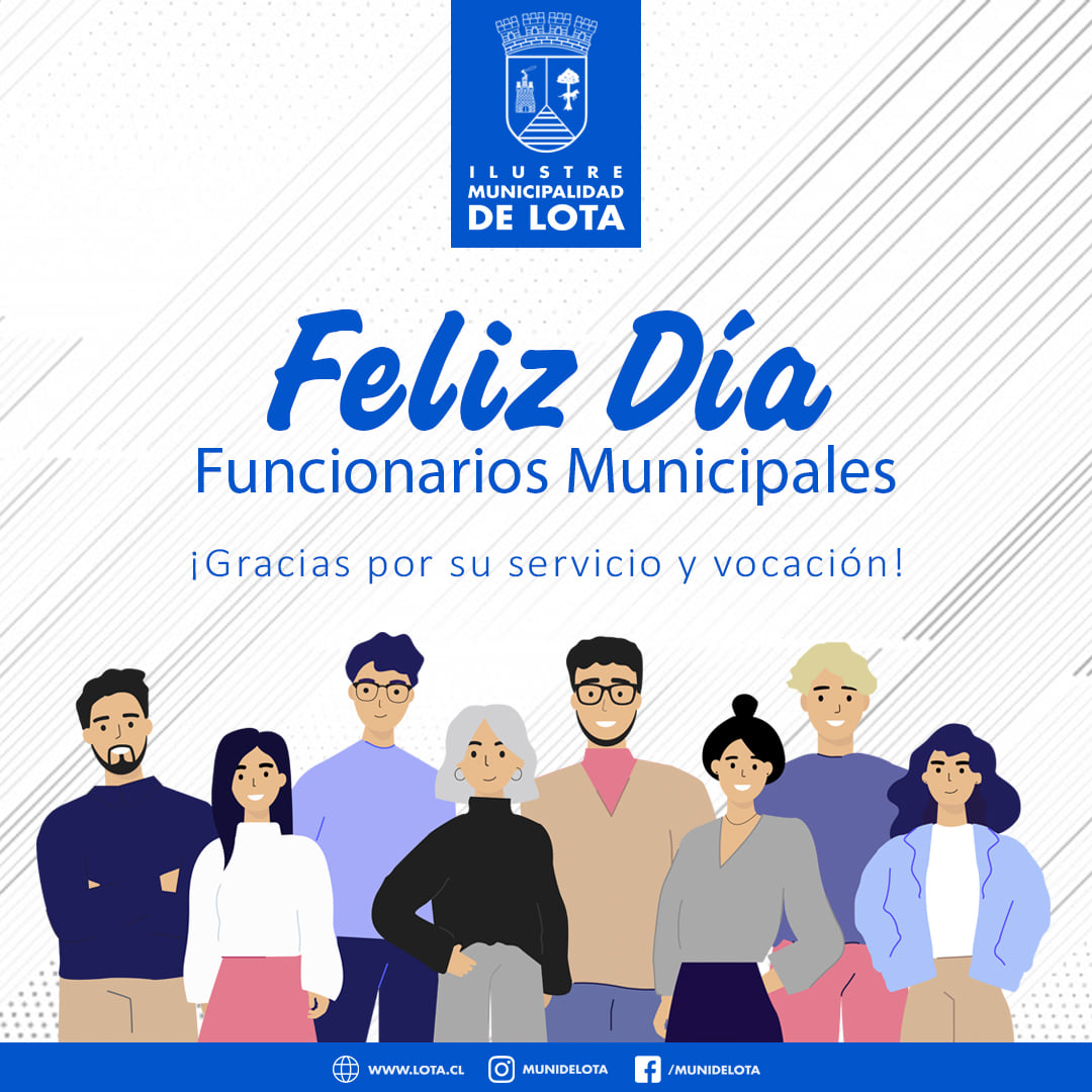 El alcalde Patricio Marchant y el honorable Concejo Municipal, con motivo de celebrarse hoy 28 de octubre el “Día del Funcionario Municipal” en el país, saludan afectuosamente a todas y todos quienes se desempeñan en los distintos departamentos de nuestro municipio. 👏👏👏
