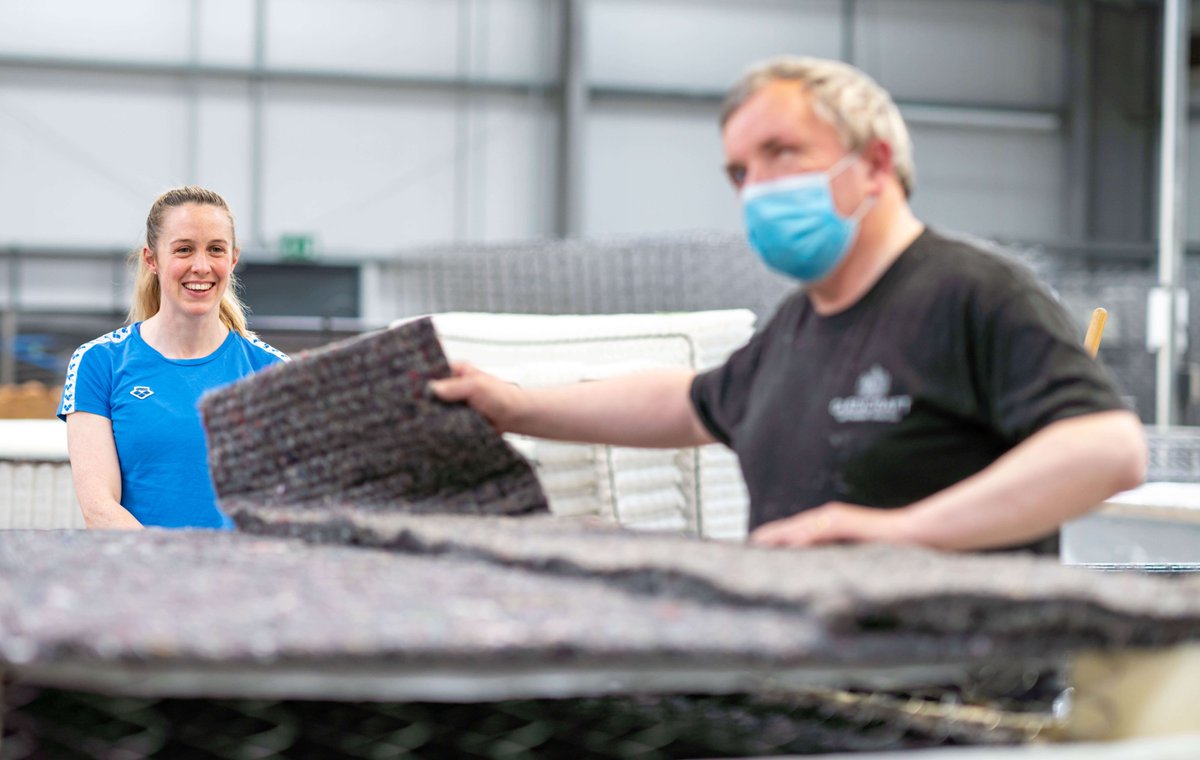 We're delighted to have assisted the lovely Hannah Miley in our Aberdeen Showroom!

A great nights sleep is essential for optimum performance throughout your day. Ensure you're getting the best sleep possible with a Glencraft Luxury Mattress, handcrafted with you in mind.