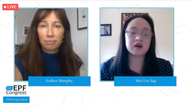 European Patients' Forum (@eupatientsforum) on Twitter photo 🎥Together, <a href="/05Yap/">Mei Lin Yap</a> and <a href="/InclusionPlease/">Esther Murphy</a> promote digital and social inclusion by co-creating a #digital skills education programme for adults with intellectual disabilities. @Joindigi_id is funded by <a href="/EITHealth/">EIT Health</a>
#EPFCongress2021 #inclusionmatters 🎥Together, <a href="/05Yap/">Mei Lin Yap</a> and <a href="/InclusionPlease/">Esther Murphy</a> promote digital and social inclusion by co-creating a #digital skills education programme for adults with intellectual disabilities. @Joindigi_id is funded by <a href="/EITHealth/">EIT Health</a>
#EPFCongress2021 #inclusionmatters