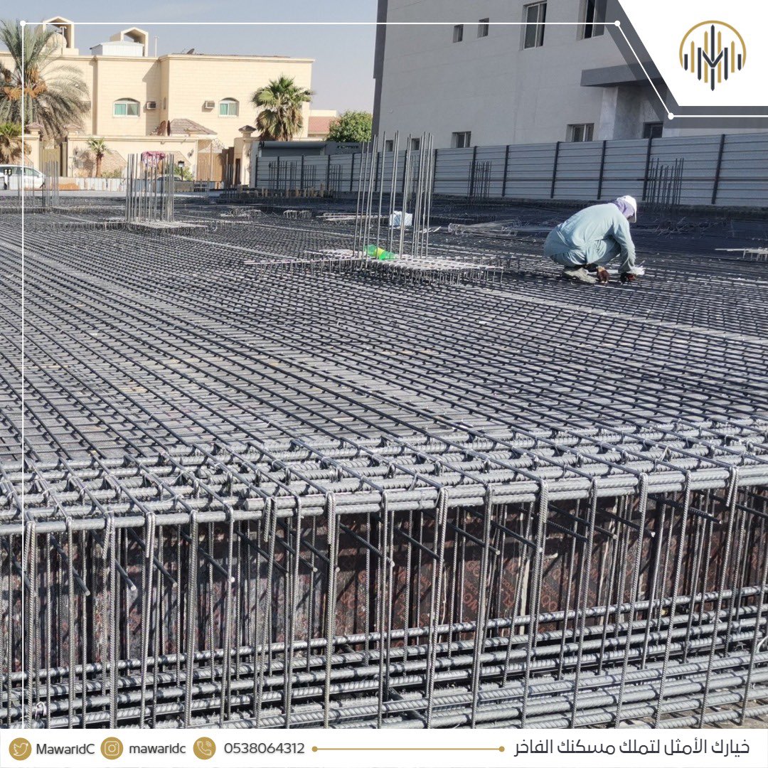 تفاصيل هندسية وتنفيذ وفق أعلى المواصفات الفنية ، حرصا على جودة منتجات الموارد السكنية ❤️