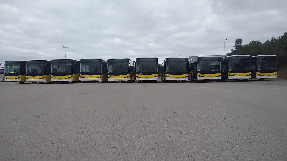 Ulaşım filomuzu Yeni otobüslerle güçlendirdik.. İlimize hayırlı olsun…