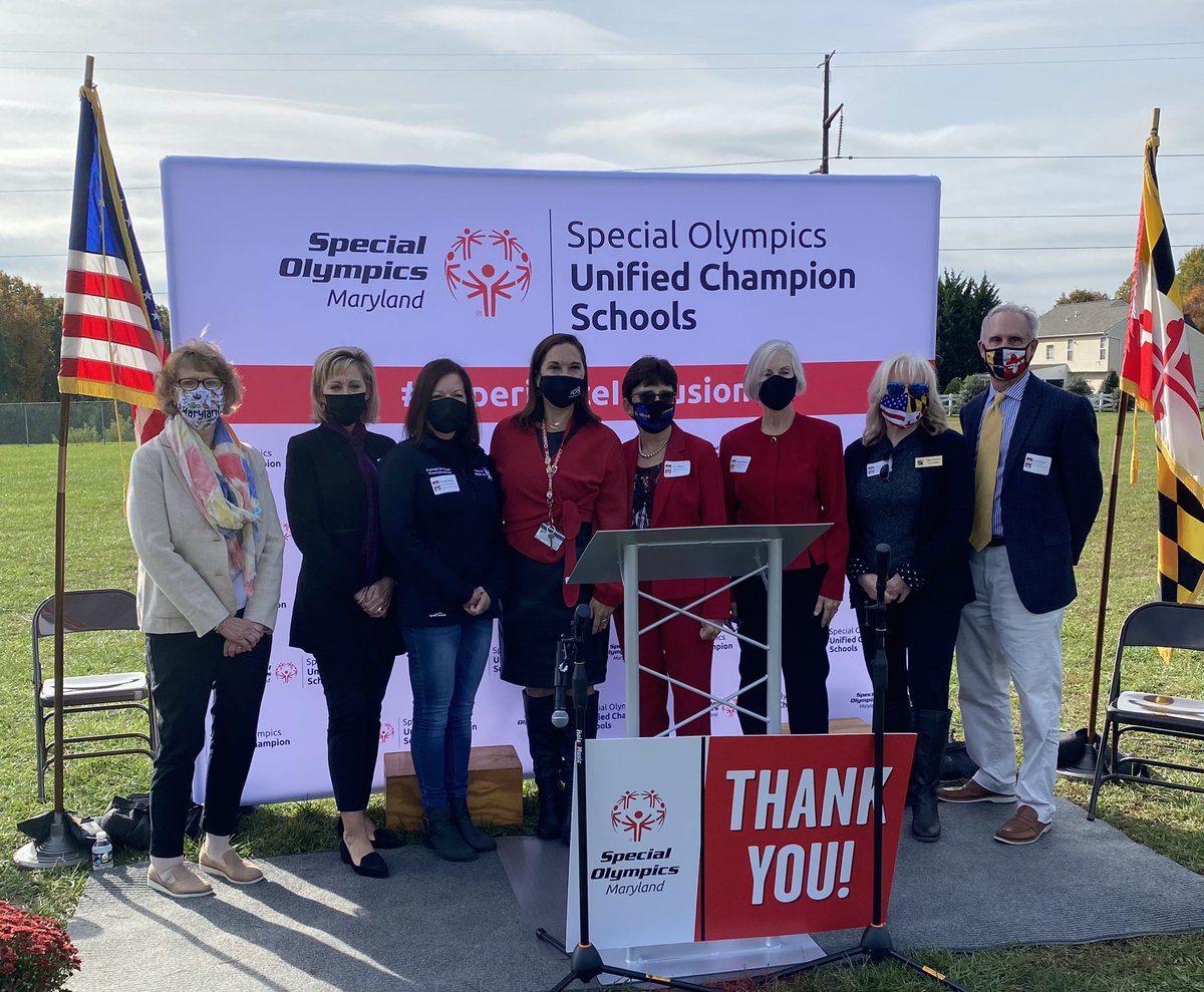 Great celebrating <a href="/FCPSMaryland/">FCPS-MD</a> Twin Ridge Elementary National Banner Celebration <a href="/SpecialOlympics/">Special Olympics</a> <a href="/SpOlympicsMD/">Special Olympics Maryland</a> #UnifiedChampionSchols. Thanks LtGov <a href="/BoydKRutherford/">Boyd Rutherford</a> for sharing congrats and Gov citation. Thanks <a href="/wwpeters/">Wendi W. Peters</a> and @MdSpecialEd Marcella Franczkowski for joining