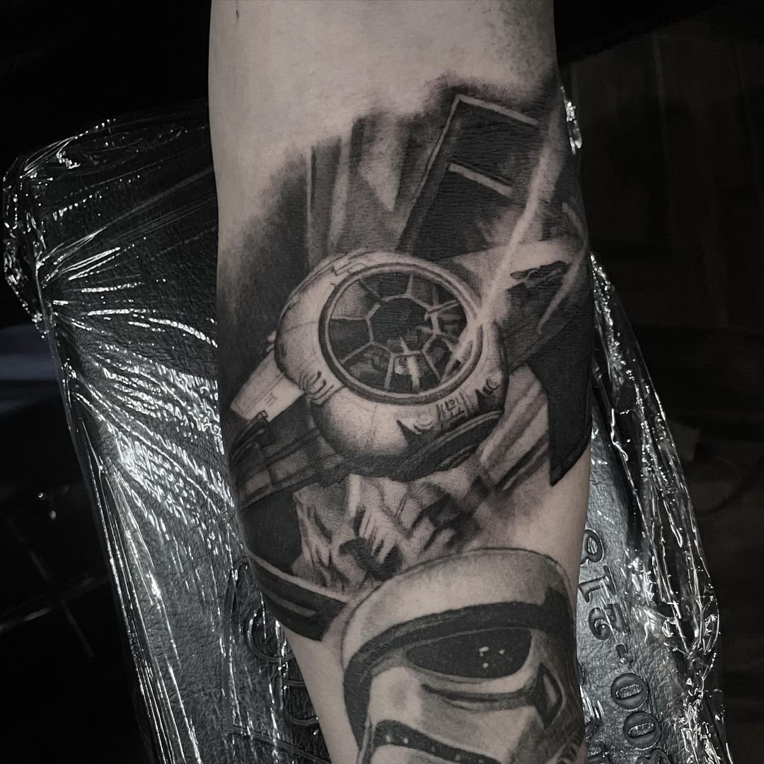 My first tattoo it had to be Star Wars of course  Scrolller