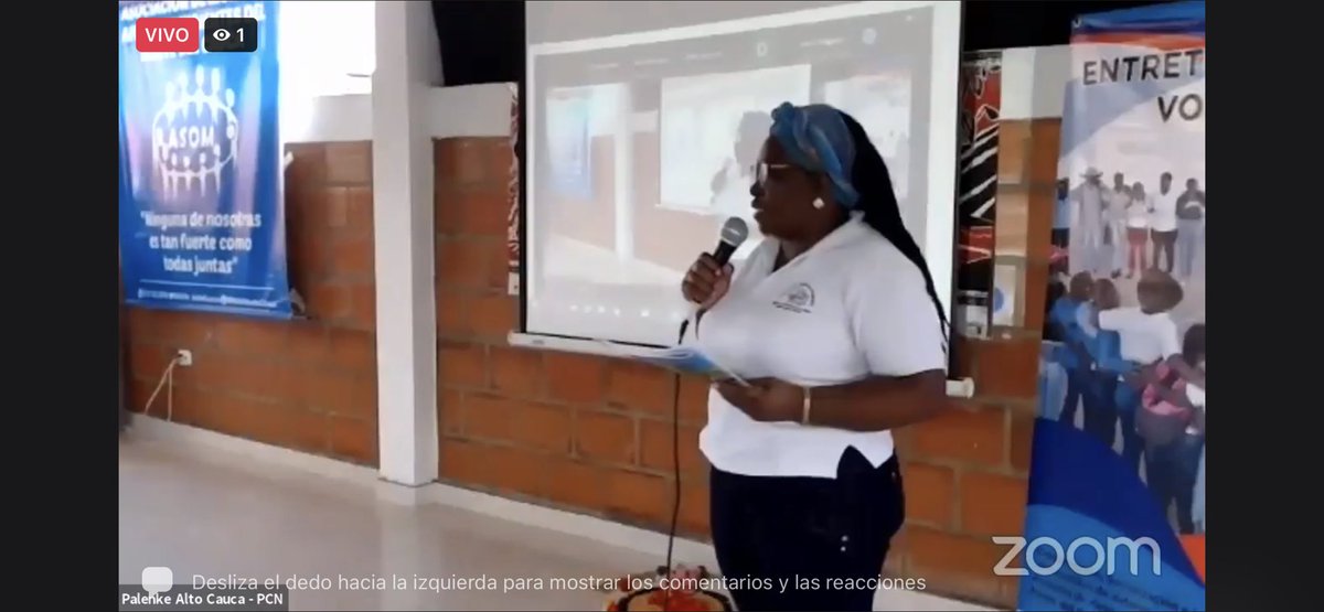 ASOM_NorteCauca's tweet photo. 🔴📽 Transmisión en vivo de la presentación del 
Sistema de Monitoreo SI_ASOM
👉🏾👩🏿‍🦱
https://t.co/skN21hydl2 https://t.co/d8mD6j0n0m