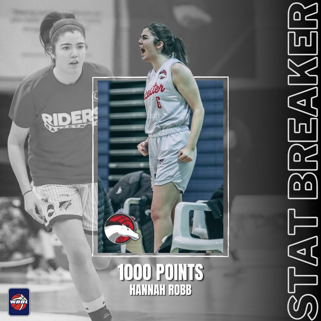 Hannah Robb's 23 point haul at the weekend saw her become the 20th player in WBBL history to pass 1000 points across all WBBL competitions.👏👏
#WeAreRiders

🖼️@tsg_thestatguy