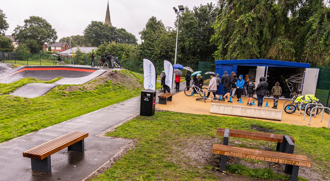 It is great to be working again with our friends at Velosolutions UK, the global pump track experts. We have worked with them on several projects, providing cycle storage and workshop spaces. Here are some units we have provided for them. Visit our website to learn