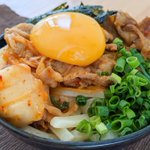 キムチのピリ辛味がうどんとよく合いそう!簡単で美味しそうな、うどんレシピ!