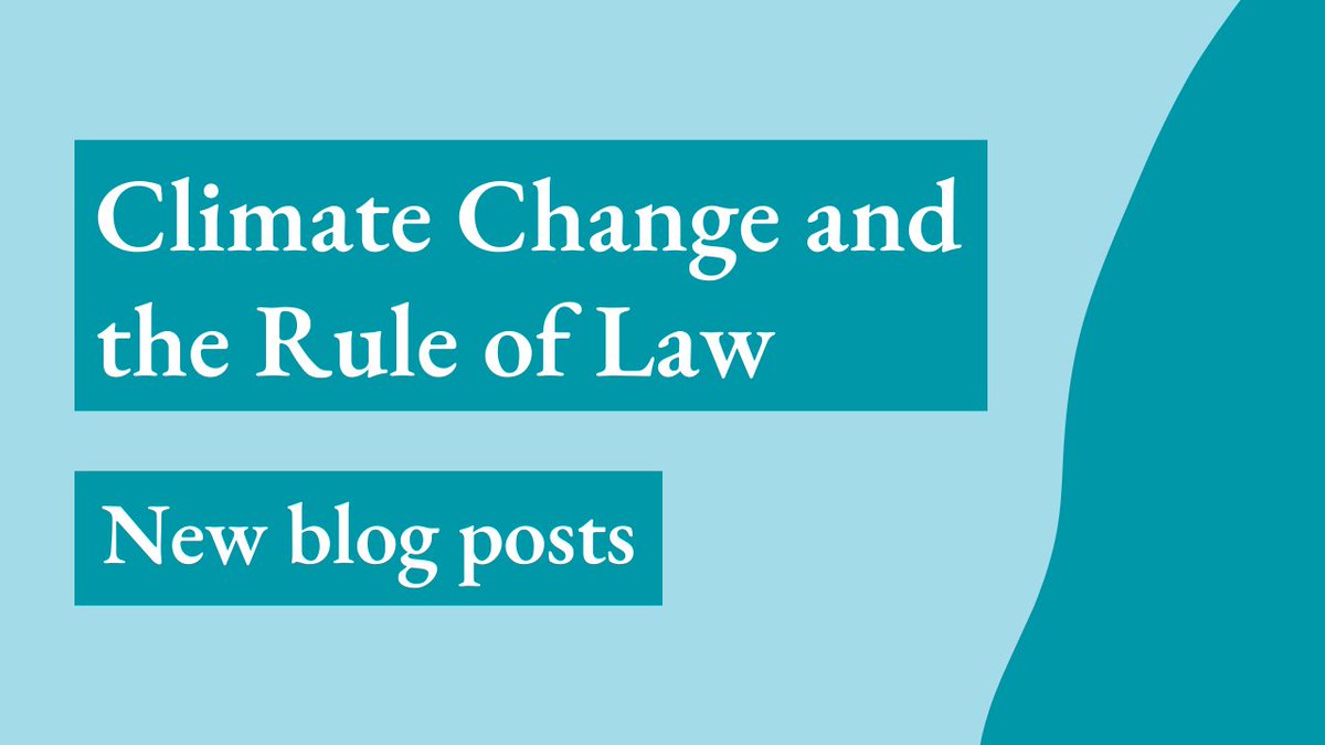 UCLLaws's tweet photo. The 26th UN Climate Change Conference of the Parties (COP26) begins this week 🌏
Three COP-themed set of blog posts on climate change and the rule of law have just been published on the UCL Centre for Law and Environment @UCLlaw_env blog - read now: https://t.co/Im0xp9kZz9 https://t.co/1gODUalPw0
