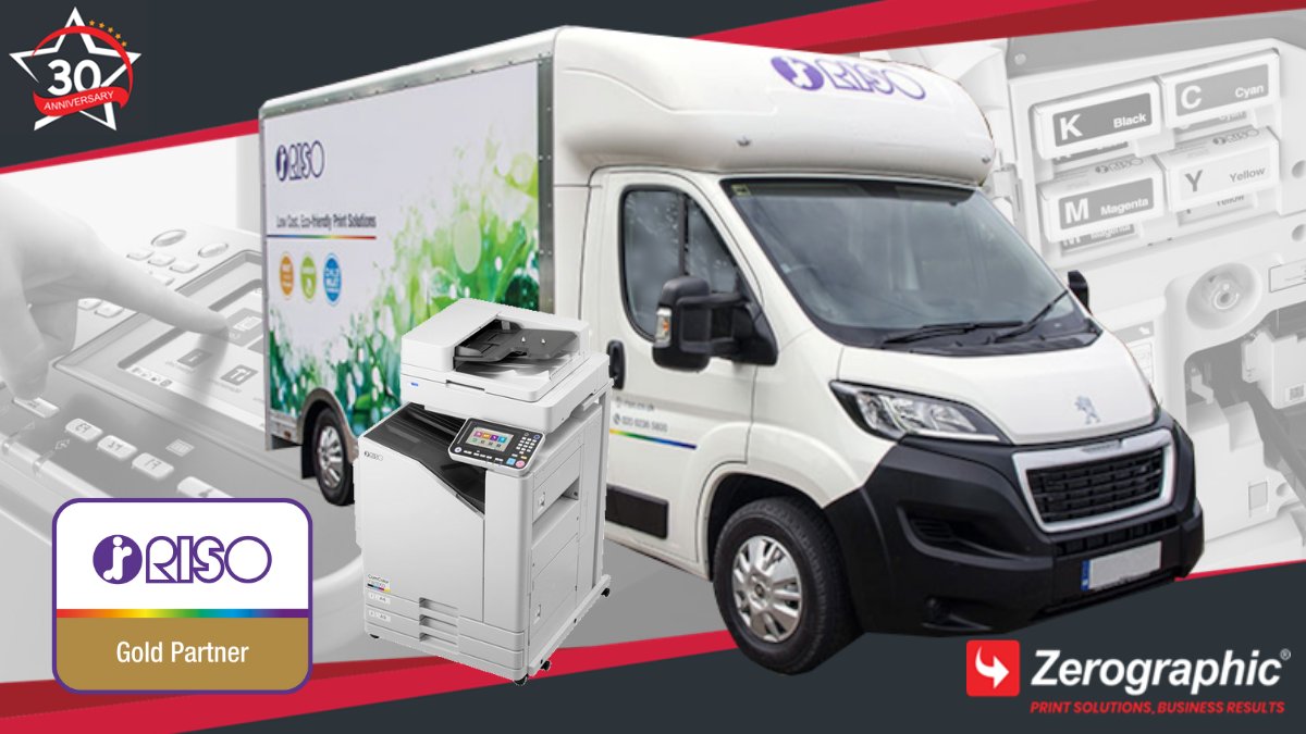 zerographicltd's tweet photo. Want a reliable and #safe way to see how a @RISO_UK #printer can work wonders for your company? Book through us and arrange a Free in-person #demonstration with the trusty 'Dem-Van' at your own office: https://t.co/dL60qBOXKZ https://t.co/jBFV5hwArn