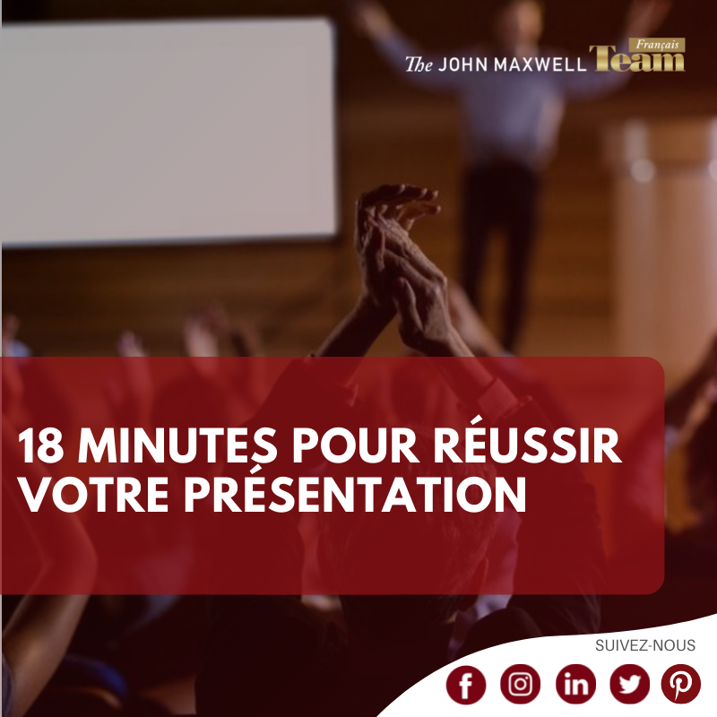 MLCT_FR's tweet photo. #Blog : 18 minutes pour réussir votre présentation.
La John Maxwell Team vous dévoile 3 étapes pour réussir votre présentation : https://t.co/rQ3LOxqZzF
#JMTF #certification #jmtfrancais #coach #orateur #formateur #DNA #PourLaFrancophonie #ChangeYourWorld https://t.co/MVhyvIzkRX