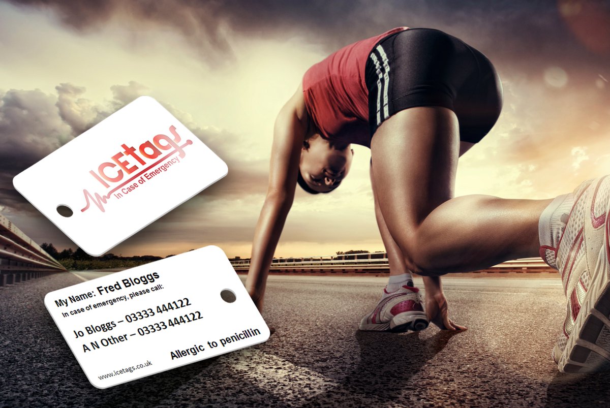 ICEtags's tweet photo. Are you a runner? 

Ever heard of ICEtags for #runners? 

These simple, lightweight tags can ensure that your #emergency details are with you during dark winters.

See how they work here:  

https://t.co/8UVp6NM3YM

#runnerproblems #Emergency #SafetyFirst https://t.co/2ppm7gcvt1
