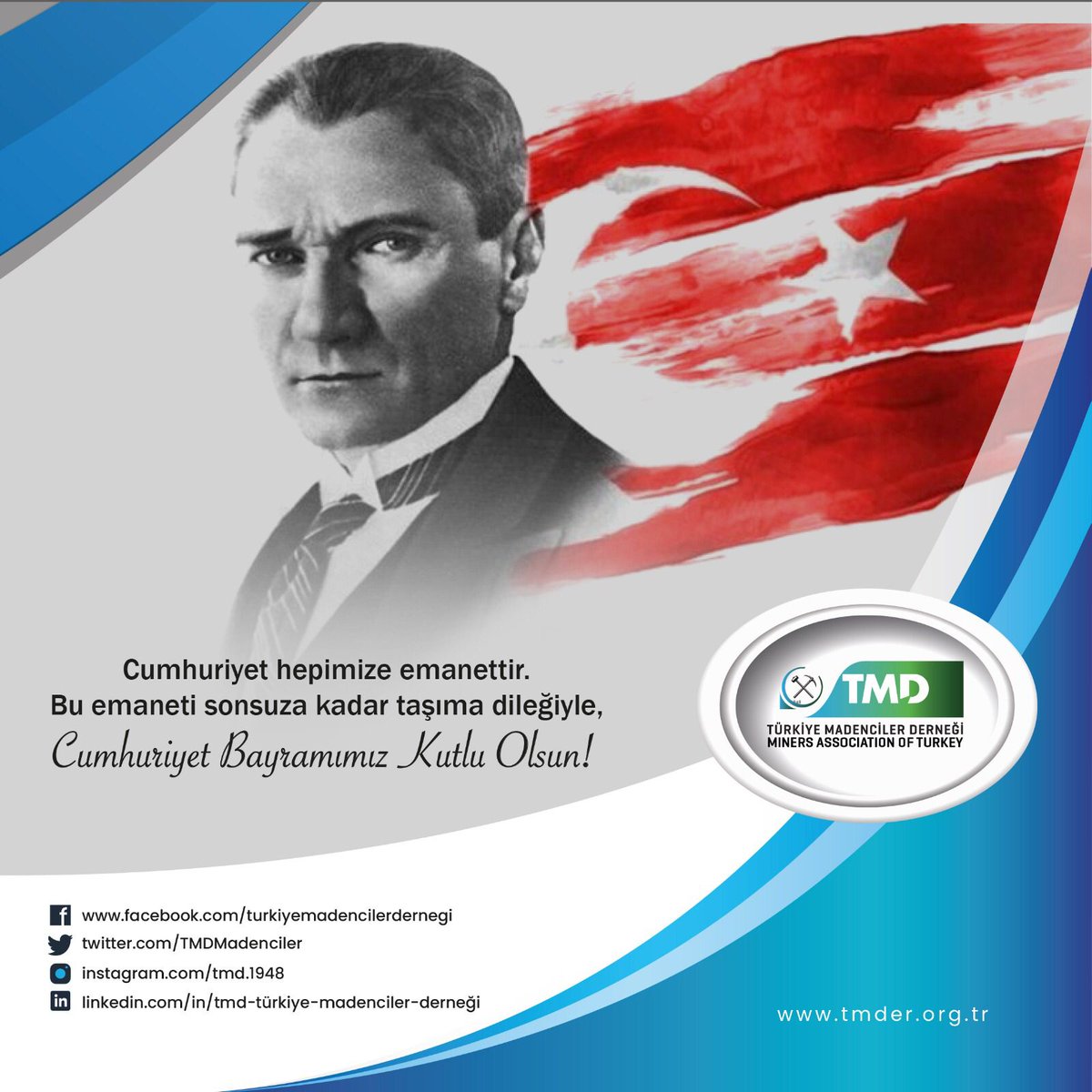 TMDMadenciler's tweet photo. 29 Ekim Cumhuriyet Bayramımız Kutlu Olsun.
#maden #mining #miner #29EkimCumhiyetBayramı https://t.co/bfSKiVC2Nv