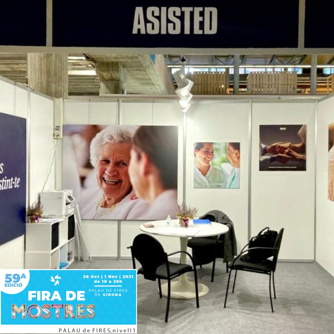ASISTED's tweet image. Avui comença la 59à edició de la Fira de Mostres de Girona!

📍 Ens trobaràs a l’estand número 150 des d’avui dijous 28/10 fins al dilluns 01/11 de 10h a 20h.

T’hi esperem! 👀