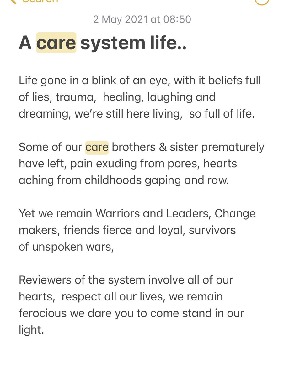 For all my care experienced adults identifying or otherwise. I love you 😍 you are an inspiration. #careleavers #careexperience #loveactivism  #CEP #careleaversweek2021