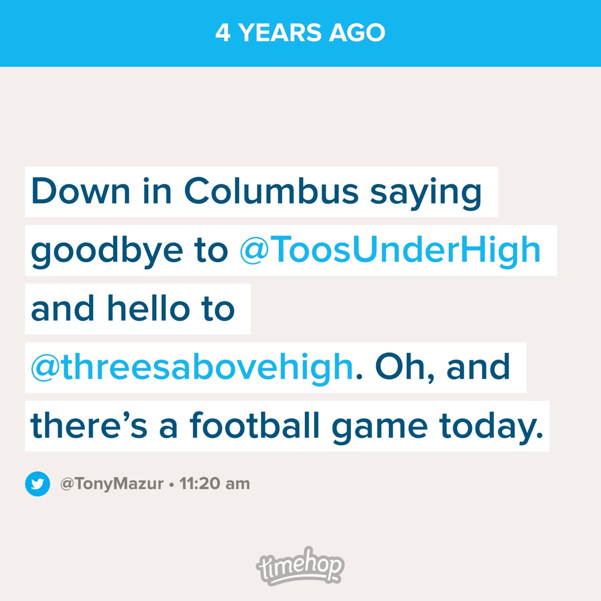 TonyMazur's tweet photo. @LeahR1982 #RIPToos @threesabovehigh https://t.co/WOEvhHjO2V